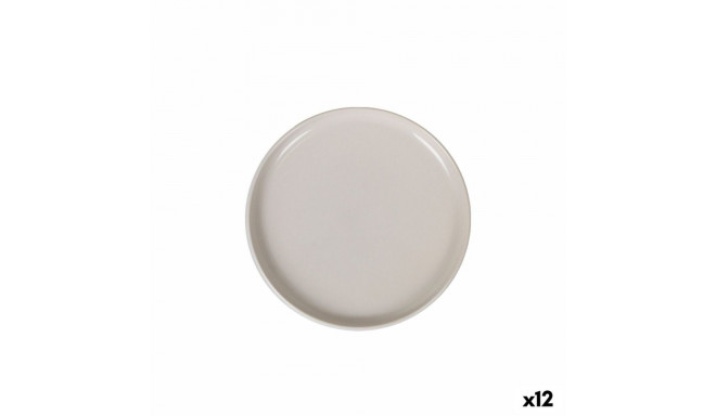 Suupistete alus La Mediterránea Ivory Ümmargune Ø 25 x 2,6 cm (12 Ühikut)