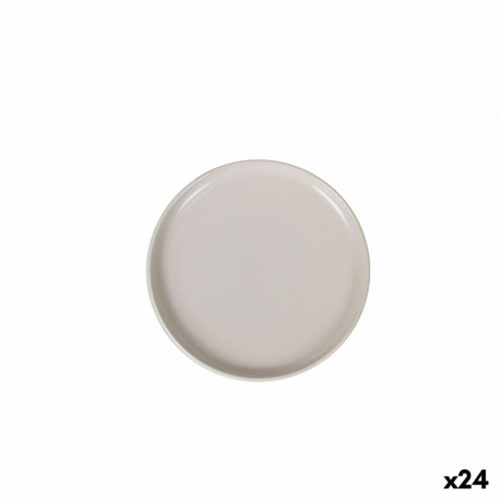 Suupistete alus La Mediterránea Ivory Ümmargune Ø 15,4 x 2,1 cm (24 Ühikut)