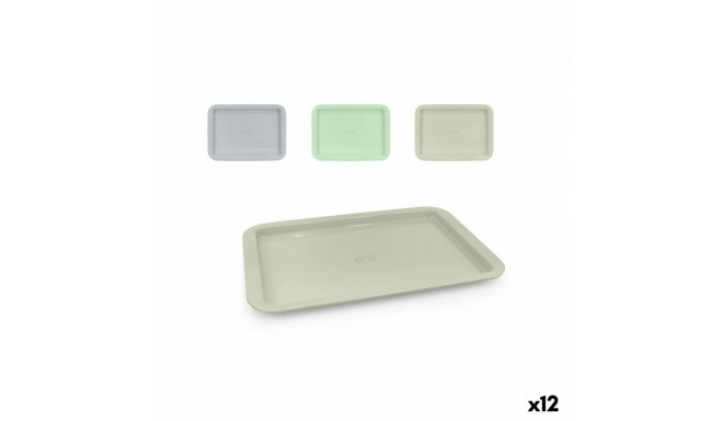 Breakfast tray Quttin Metal 48 x 33,5 x 1,8 cm (12 Units)