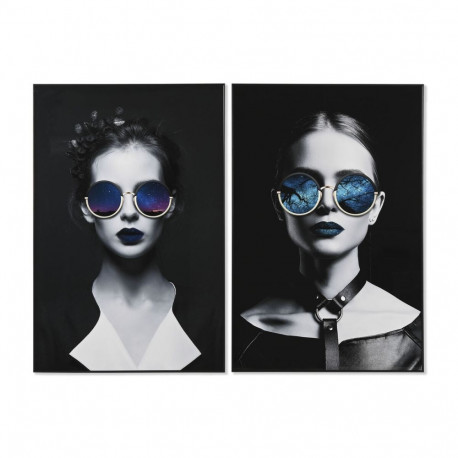 Maal Home ESPRIT Alumiinium Puit MDF 80 x 3 x 120 cm 80 x 3,5 x 120 cm