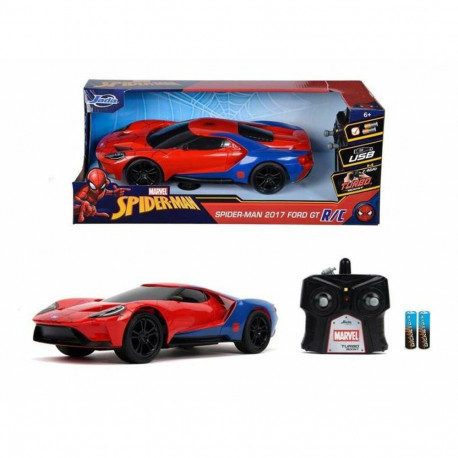 Kaugjuhitav Auto Simba Spiderman Punane Mitmevärviline