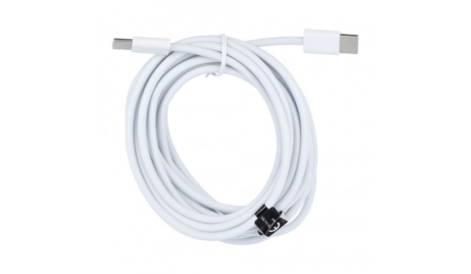 Cable Type C to Type C PD QC3.0 3A 30W HD26 3 m white