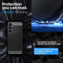 SPIGEN Rugged Armor case for SAMSUNG A55 5G matte black