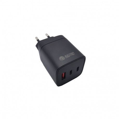 Charger EXTRA DIGITAL GaN 2x USB Type-C, USB Type-A: 65W, PPS
