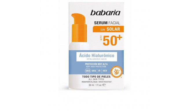 BABARIA SOLAR ACIDO HIALURÓNICO serum facial SPF50+ 30 ml