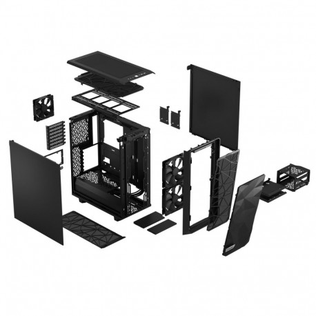 Fractal Design tornkorpus Meshify 2 Compact, must