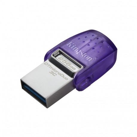 Kingston Technology mälupulk DataTraveler 256GB microDuo 3C 200MB/s topelt USB-A + USB-C