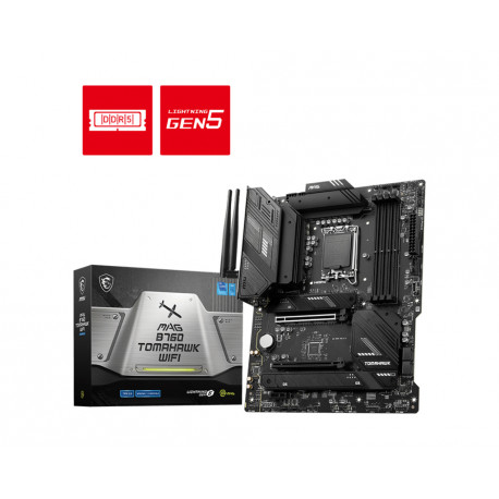 MSI MAG B760 TOMAHAWK WIFI emaplaat LGA 1700 ATX