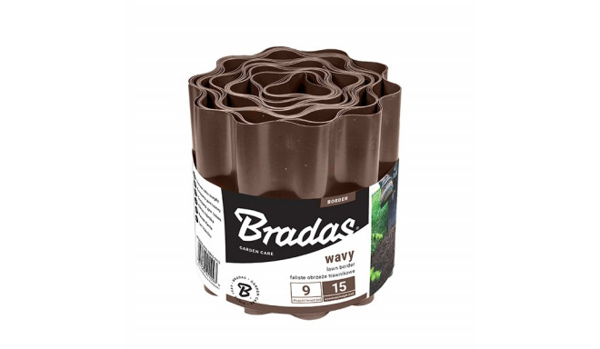 Muruääris laineline Bradas, pruun 9m x 25cm