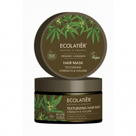 ECOLATIER ORGANIC CANNABIS MASCARILLA CAPILAR TEXTURIZING 1UN