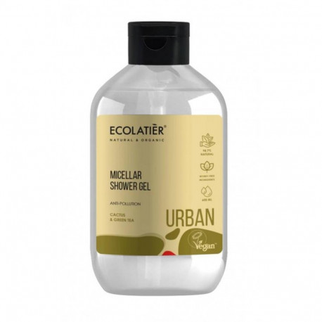 ECOLATIER MICELLAR ANTI-POLLUTION GEL DE BAÑO CACTUS 1UN