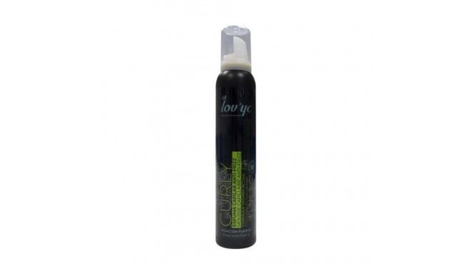 LOVYC CURLY ESPUMA CAPILAR ANTI-FRIZZ FORMULA VEGANA FIJACION FUERTE 200ML