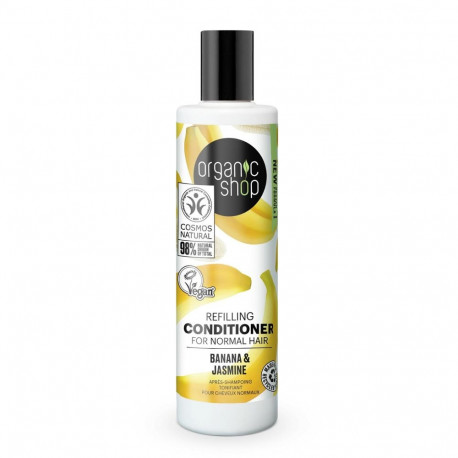 Organic Shop juuksepalsam banaaniga normaalsetele juustele 280ml