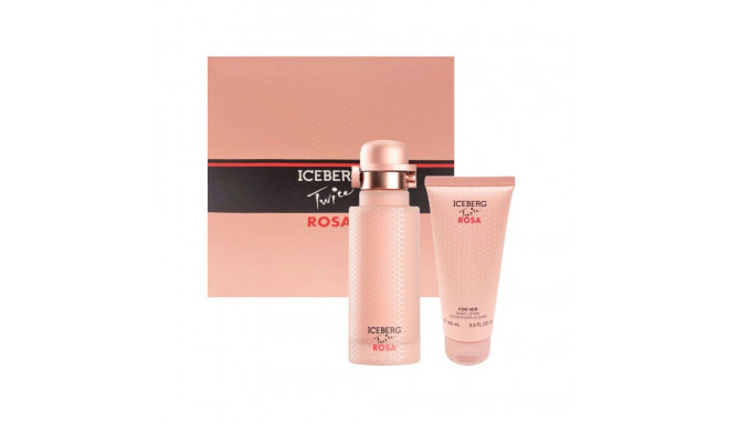 ICEBERG TWICE ROSA EAU DE TOILETTE 125ML VAPORIZADOR + LOCION PERFUMADA CORPORAL 100ML