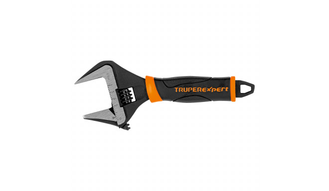 Adjustable wrench with extra wide jaw, 150mm Truper Expert®