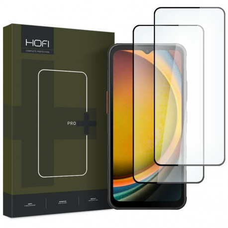 Kaitseklaas Hofi XCover7 Pro+, must, 2tk