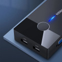 Ugreen 30357 KVM přepínač - černý