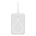 Powerbanka Baseus Magnetic Mini MagSafe 10000mAh 20W s vestavěným Lightning kabelem - bílá + Baseus 