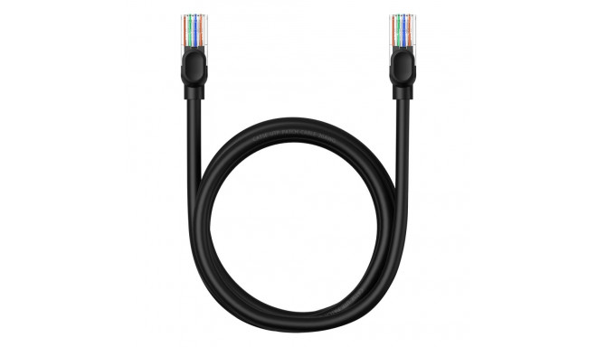 Baseus High Speed ​​Cat 5 RJ-45 Ethernet cable 1000Mb/s 1.5m round - black