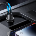 Joyroom JR-CCN06 30W 2x USB-C mini nabíječka do auta kovová - černá