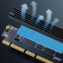 Ugreen adaptér rozšiřující karty PCIe 4.0 x16 na M.2 NVMe M-Key černý (CM465)