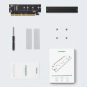 Ugreen adaptér rozšiřující karty PCIe 4.0 x16 na M.2 NVMe M-Key černý (CM465)