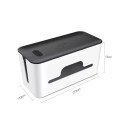 Ugreen cable organizer box S 27.8x13x12.8cm, black/white (LP110)