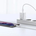 Baseus Si USB-C 25W 3A rychlá nabíječka s USB-C / USB-C 1m kabelem - bílá