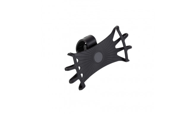 Swivel silicone bike holder - black