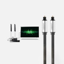 Optický kabel Ugreen AV108 Toslink/SPDIF 3m - šedý