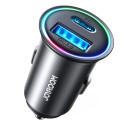 Joyroom JR-CCN04 60W USB-A USB-C mini nabíječka - černá