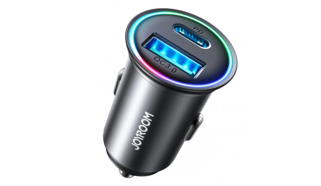 Joyroom JR-CCN04 60W USB-A USB-C mini charger - black
