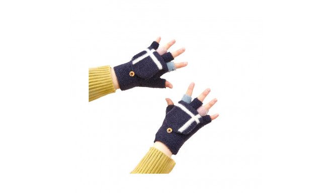 Women's/children's winter phone gloves - black