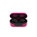 Bluetooth sluchátka Guess GUTWST31EM TWS + purpurová dokovací stanice