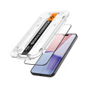 Spigen tempered glass screen protector Glas.tR Ez Fit FC iPhone 15 Pro Max, black 2pcs