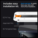 Spigen tempered glass screen protector Glas.tR Ez Fit FC iPhone 15 Pro Max, black 2pcs