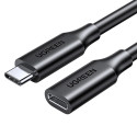 Ugreen kabel prodlužovací adaptér USB C (samec) - USB C (samice) 100W 10Gb/s 1m černý