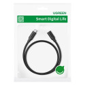 Ugreen kabel prodlužovací adaptér USB C (samec) - USB C (samice) 100W 10Gb/s 1m černý