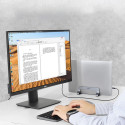 Ugreen LP258 hliníkový vertikální stojan pro 2 zařízení pro notebook tablet - stříbrný