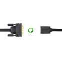 Ugreen kabelový adaptér kabel DVI (samec) - HDMI (samice) 0,15 m černý (20118)