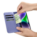 iCarer kaitseümbris Wallet 2in1 iPhone 14 Anti-RFID, helelilla (WMI14220725-LP)