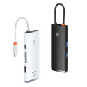 Baseus Lite Series multifunctional HUB USB Type C - 2 x USB 3.0 / USB Type C PD / HDMI 1,4 / SD / TF