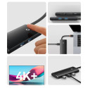 Baseus Lite Series multifunctional HUB USB Type C - 2 x USB 3.0 / USB Type C PD / HDMI 1,4 / SD / TF