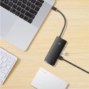 Baseus Lite Series multifunctional HUB USB Type C - 2 x USB 3.0 / USB Type C PD / HDMI 1,4 / SD / TF