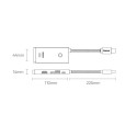 Baseus Lite Series multifunctional HUB USB Type C - 2 x USB 3.0 / USB Type C PD / HDMI 1,4 / SD / TF