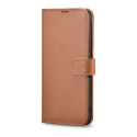 iCarer Haitang Leather Wallet Case Leather Case for Samsung Galaxy S22 + (S22 Plus) Wallet Housing C