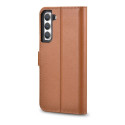 iCarer Haitang Leather Wallet Case Leather Case for Samsung Galaxy S22 + (S22 Plus) Wallet Housing C