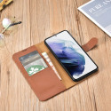 iCarer Haitang Leather Wallet Case Leather Case for Samsung Galaxy S22 + (S22 Plus) Wallet Housing C