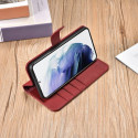 iCarer kaitseümbris Haitang Leather Wallet Samsung Galaxy S22+, punane