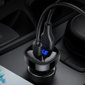 Acefast car charger 66W USB Type C / USB, PPS, Power Delivery, Quick Charge 4.0, AFC, FCP black (B4 